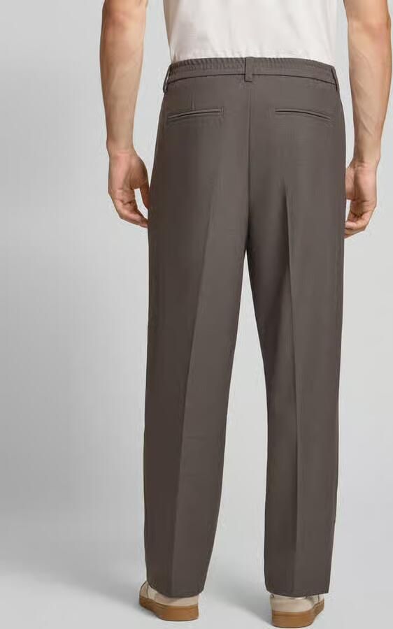 Casual friday straight fit broek met viscose model 'Grant'