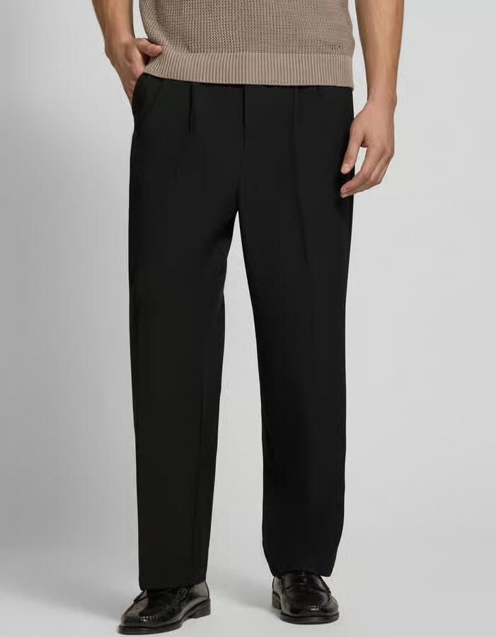 Casual friday regular fit stoffen broek met plooi aan de taille model 'Grant' - Foto 2