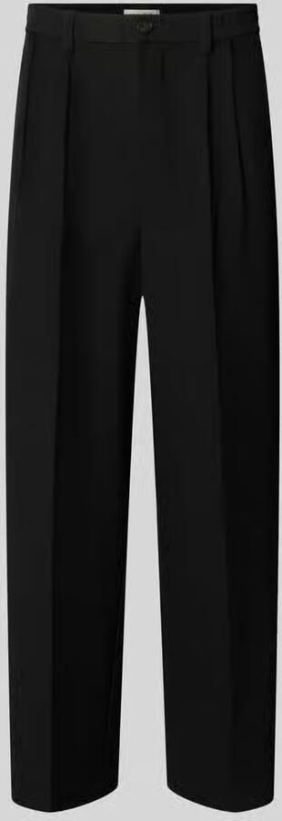Casual friday regular fit stoffen broek met plooi aan de taille model 'Grant' - Foto 5