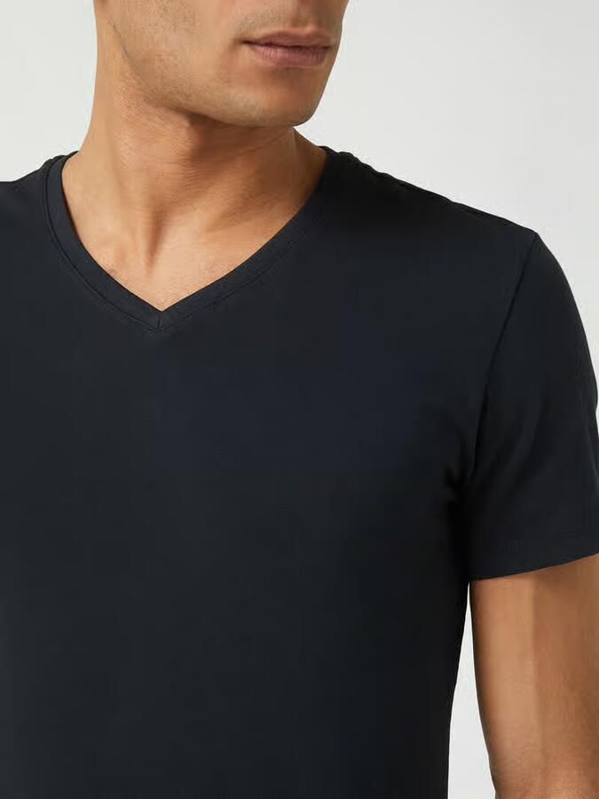Casual friday T-shirt Korte Mouw T-shirt col v lincoln