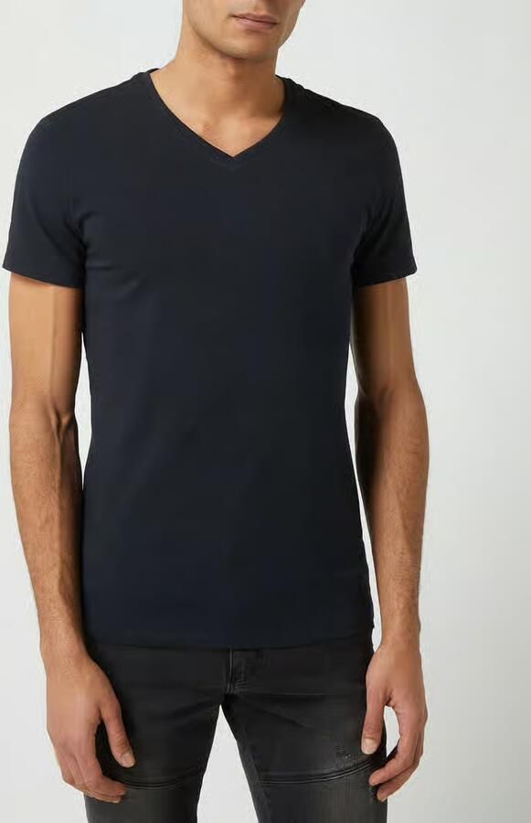Casual friday T-shirt Korte Mouw T-shirt col v lincoln