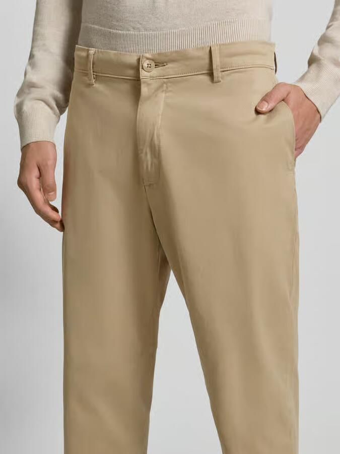 Casual friday Tapered fit Chino met achterzakken