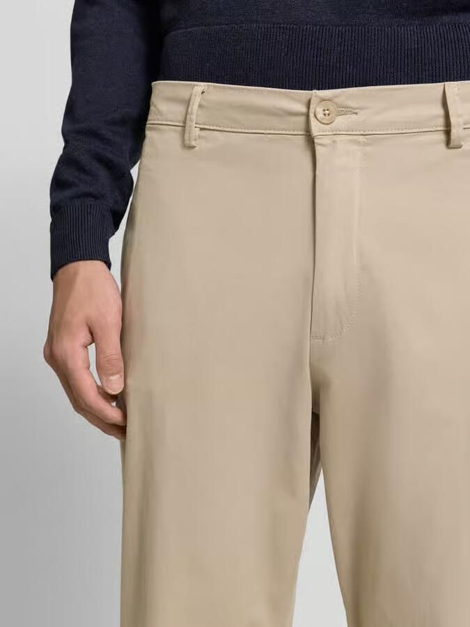 Casual friday Tapered fit Chino met achterzakken