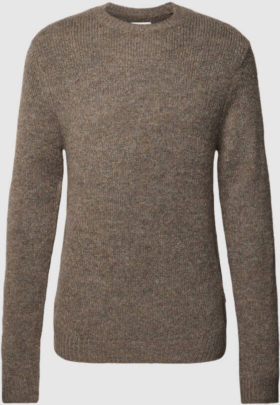 Casual friday Gebreide pullover met ronde hals model 'Karl'