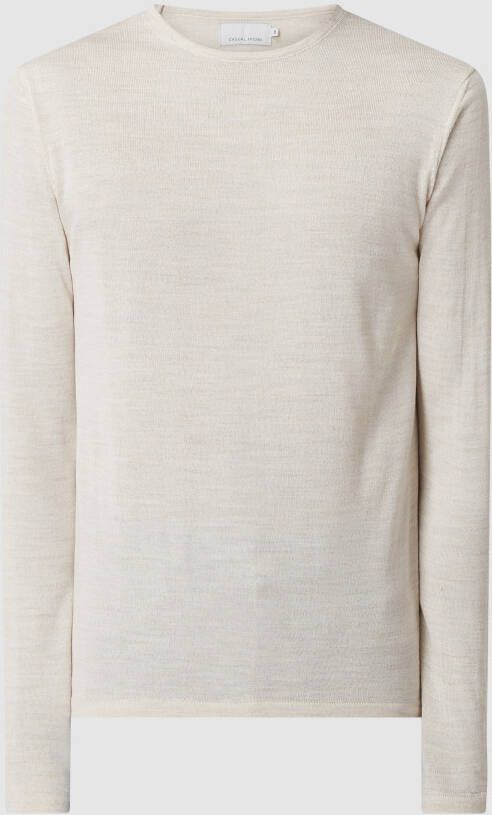 Casual friday Pullover van wolmix model 'Kent'