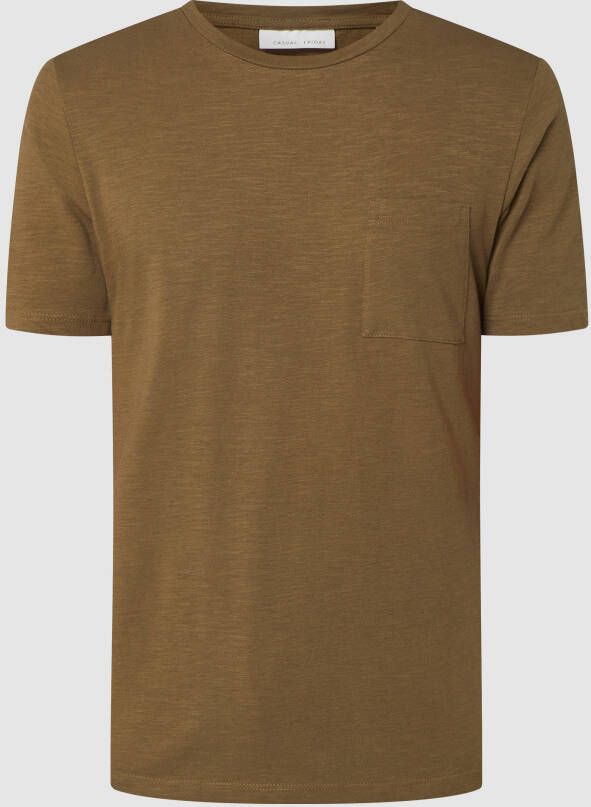 Casual friday T-shirt met opgestikte borstzak model 'THOR'