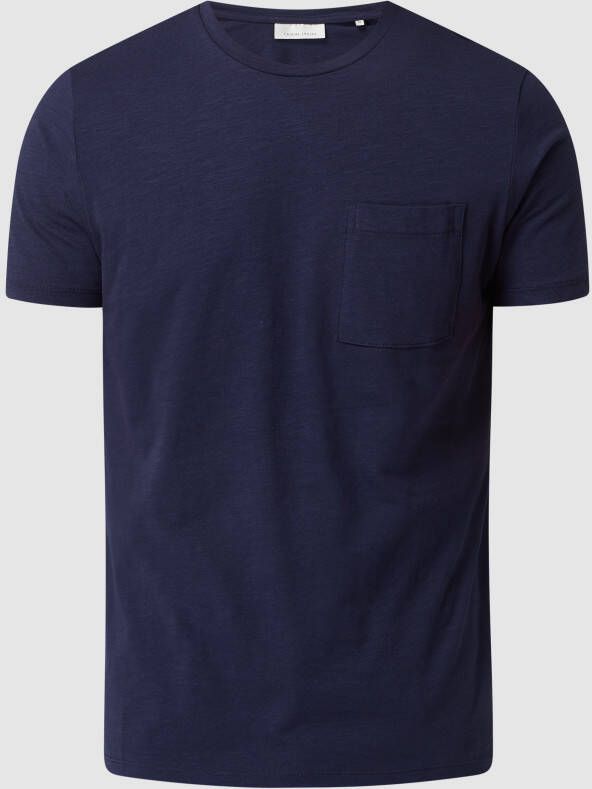 Casual friday T-shirt met opgestikte borstzak model 'THOR'