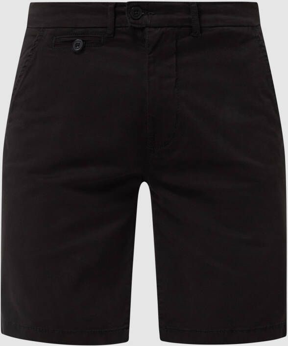 Casual friday Slim fit korte broek met stretch