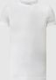Casual friday T-shirt met geribde ronde hals - Thumbnail 1