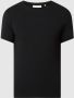 Casual friday T-shirt met geribde ronde hals - Thumbnail 2