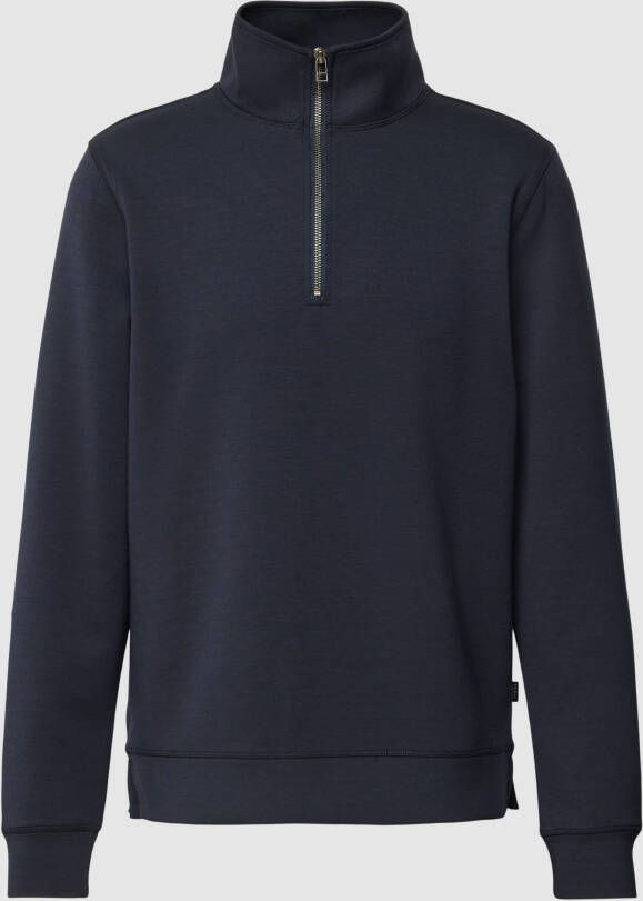 Casual friday Sweatshirt met opstaande kraag model 'Sebastian'