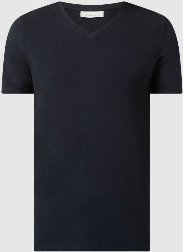 Casual friday T-shirt Korte Mouw T-shirt col v lincoln