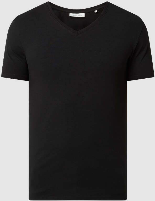 Casual friday T-shirt met stretch model 'Lincoln'
