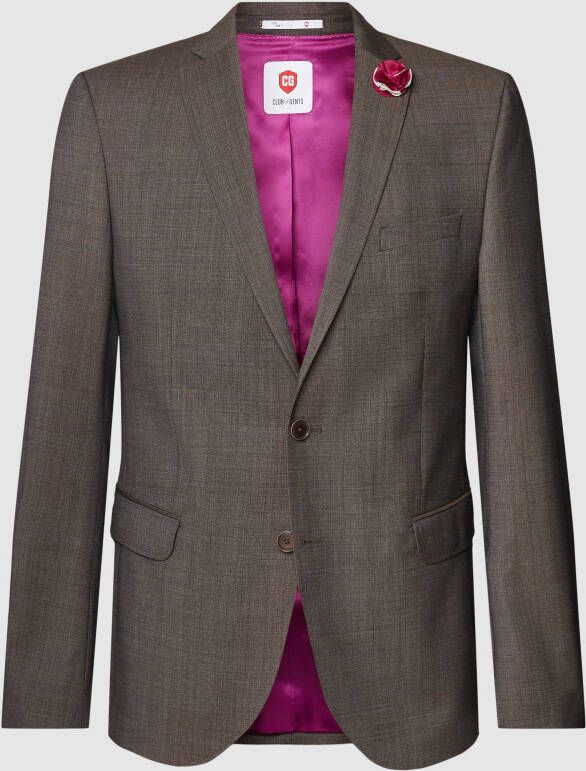 CG Club of Gents Colbert met bloemenapplicatie model 'Patrick'