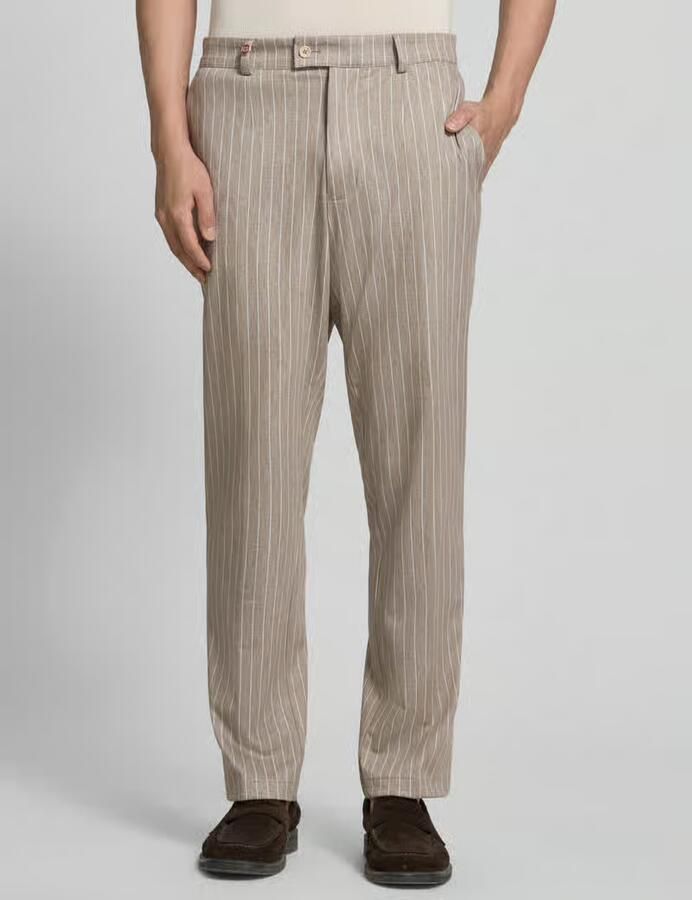 CG – CLUB of GENTS Broek met labeldetail model 'Orlando' - Foto 3