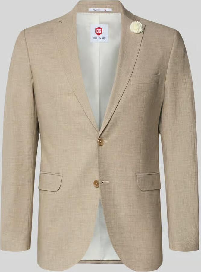 CG Club of Gents Colbert met bloemenapplicatie model 'Paul'