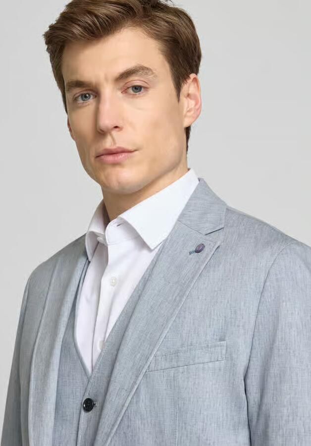 CG – CLUB of GENTS Colbert met opgestikte zakken model 'Carter'