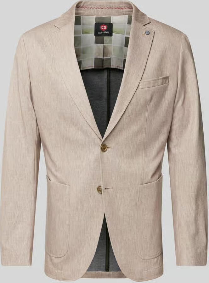 CG – CLUB of GENTS Colbert met opgestikte zakken model 'Carter' - Foto 2