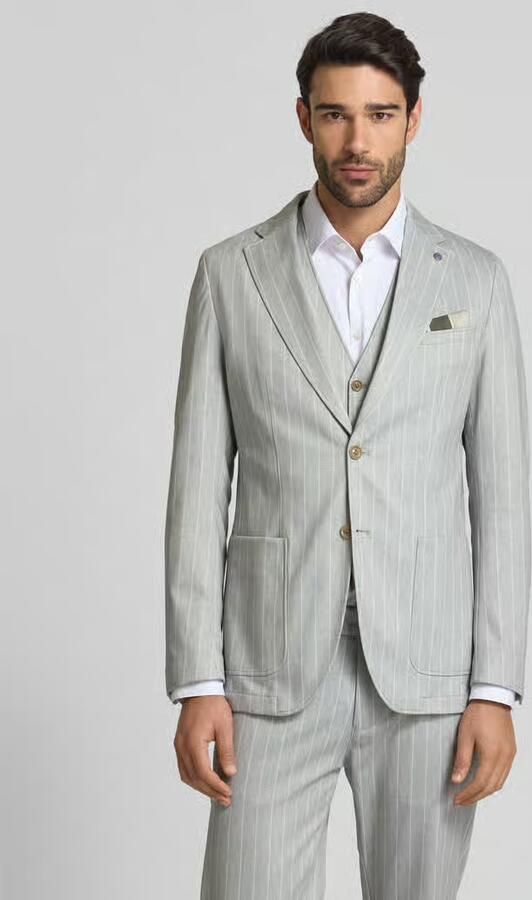 CG – CLUB of GENTS Colbert met opgestikte zakken model 'Carter' - Foto 6