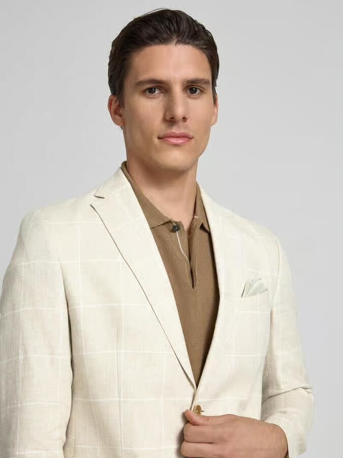 CG Club of Gents Colbert met rasterruit model 'Paul' - Foto 2