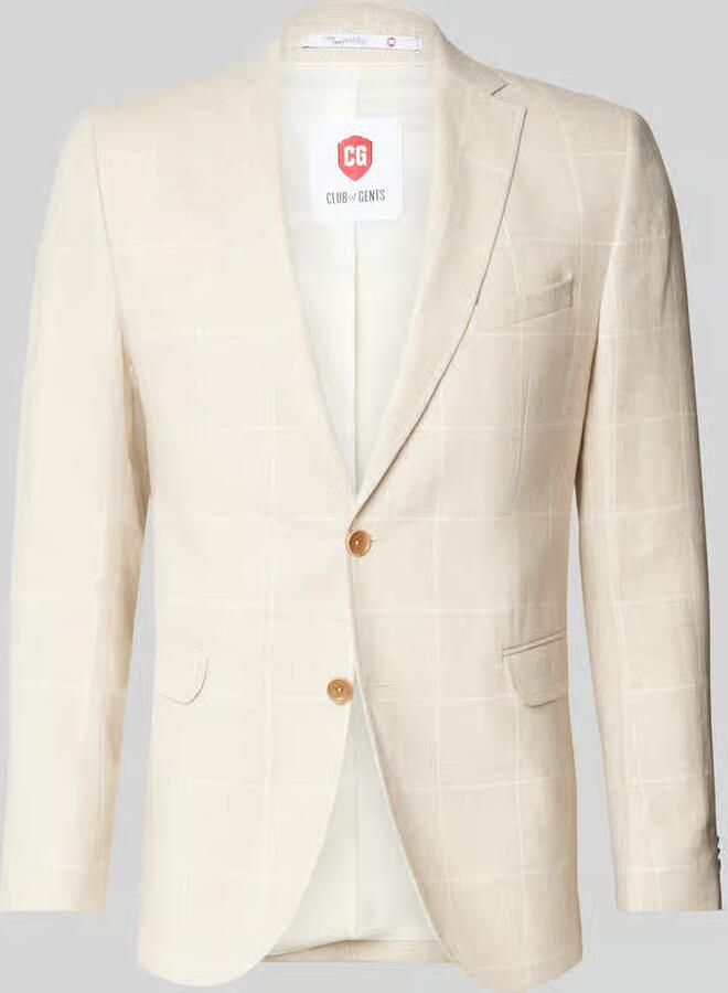 CG Club of Gents Colbert met rasterruit model 'Paul'