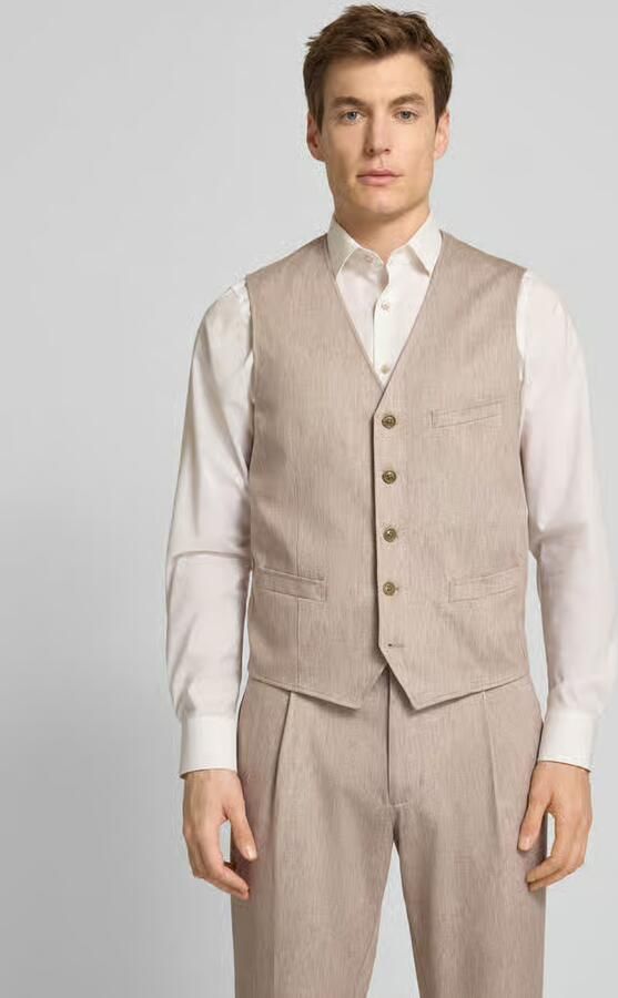 CG – CLUB of GENTS Gilet met strookzakken model 'Mosley' - Foto 2