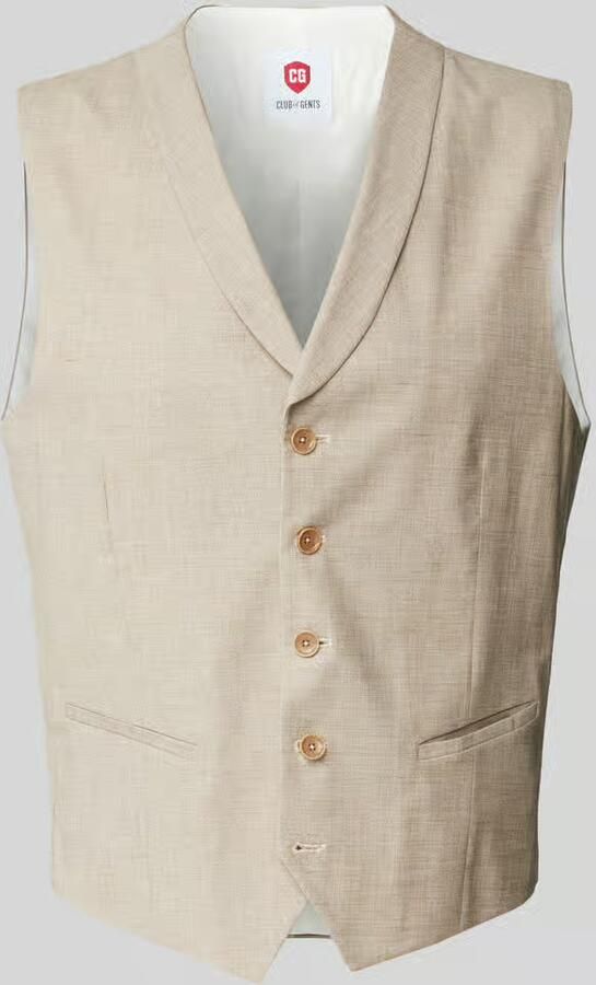 CG Club of Gents Gilet met strookzakken model 'Paddy'