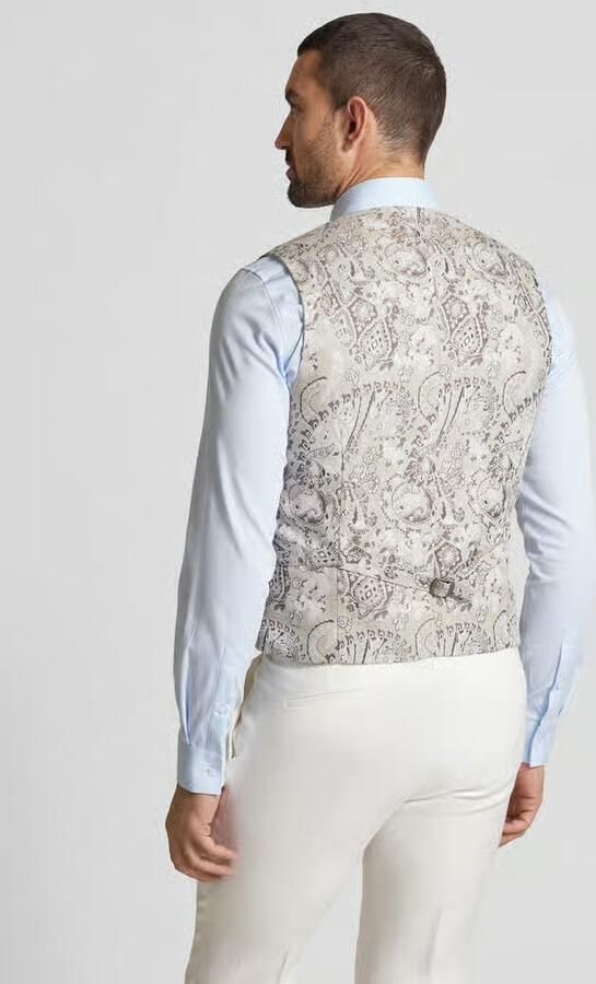 CG – CLUB of GENTS Gilet met strookzakken model 'Plum'
