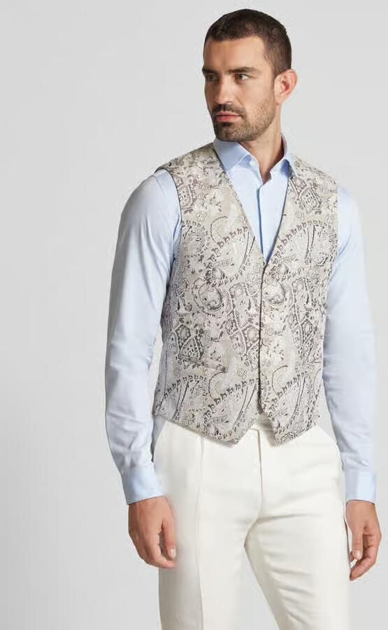 CG – CLUB of GENTS Gilet met strookzakken model 'Plum' - Foto 2