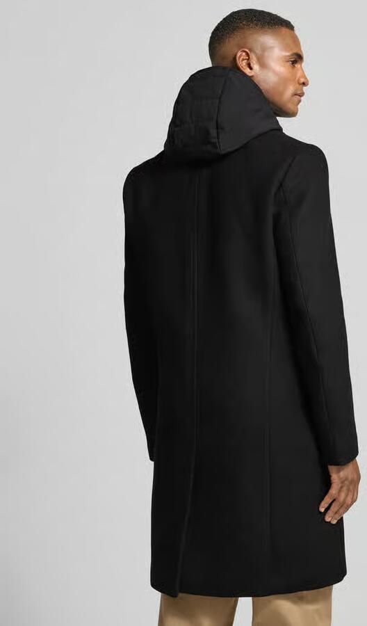 CG – CLUB of GENTS Lange jas met capuchon model 'MARNI'