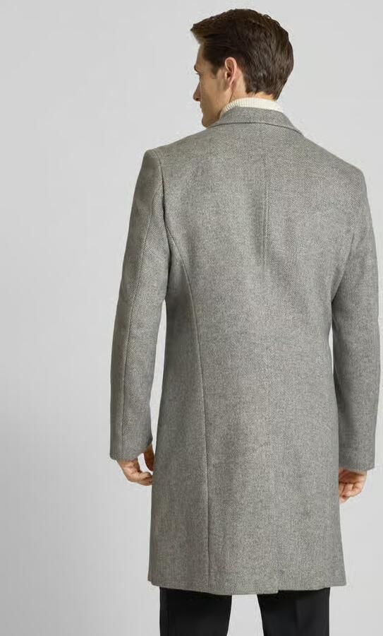 CG – CLUB of GENTS Lange jas met steekzakken model 'MANFRED'