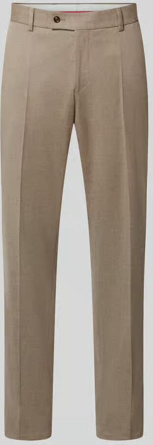 CG – CLUB of GENTS Pantalon met wol met vouw model 'Cole'
