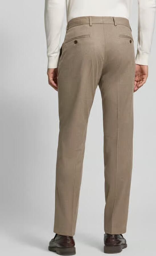 CG – CLUB of GENTS Pantalon met wol met vouw model 'Cole' - Foto 3