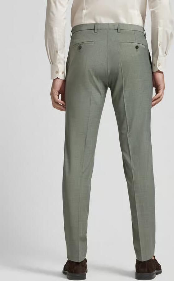 CG Club of Gents Stoffen broek met persplooien model 'Cole'