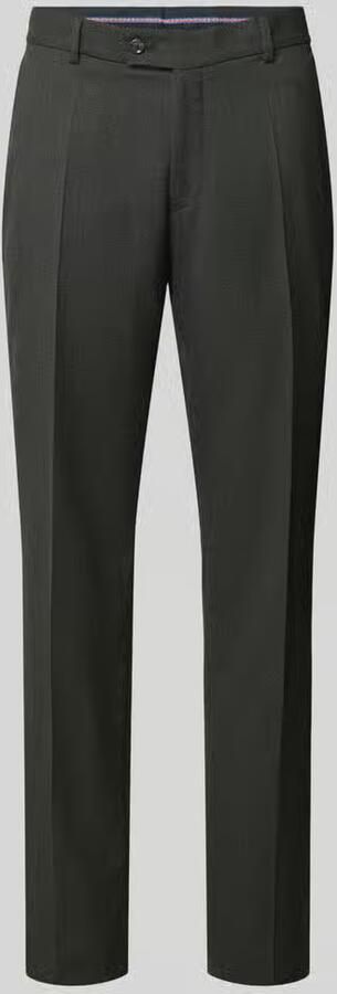 CG Club of Gents Pantalon van scheerwol met persplooien