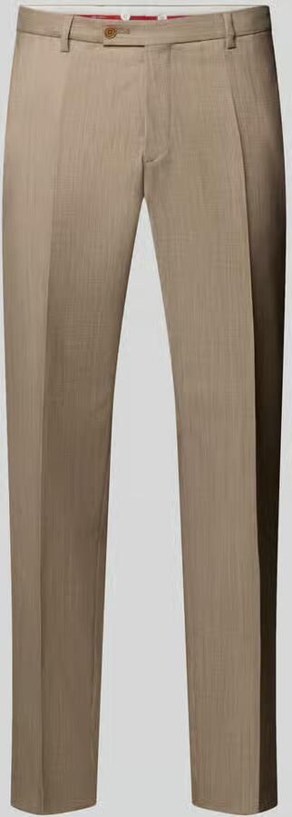 CG – CLUB of GENTS Pantalon van scheerwolmix met vouw model 'Pascal' - Foto 2
