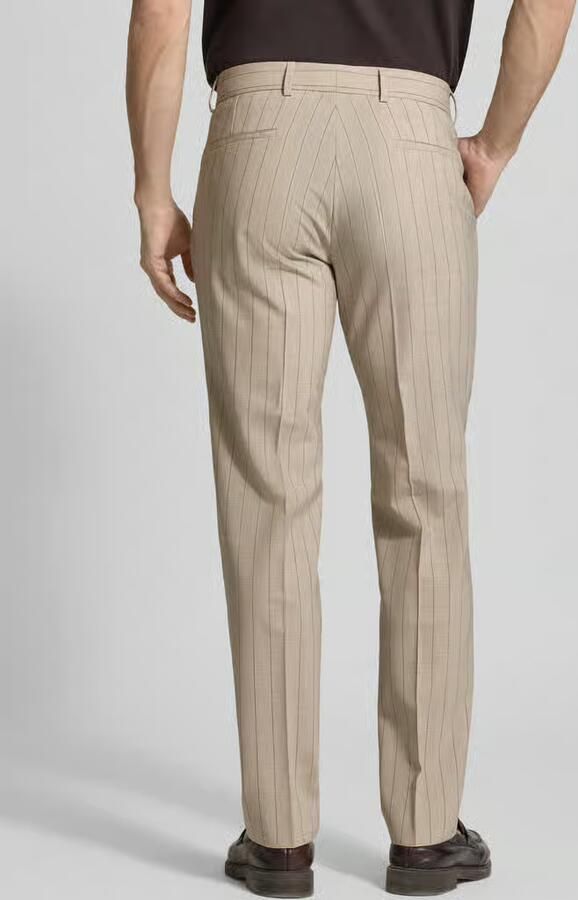CG – CLUB of GENTS Pantalon van Viscosemix met Persplooien Model 'Paco'