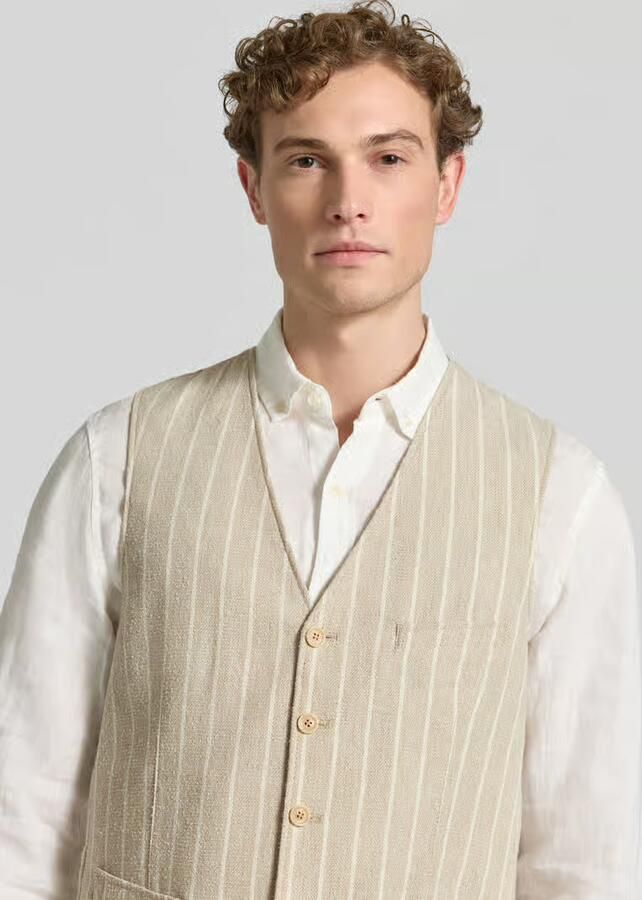 CG – CLUB of GENTS regular fit bodywarmer met viscose model 'Morley'