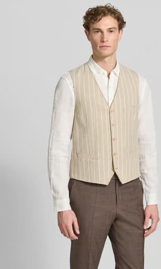 CG – CLUB of GENTS regular fit bodywarmer met viscose model 'Morley' - Foto 3