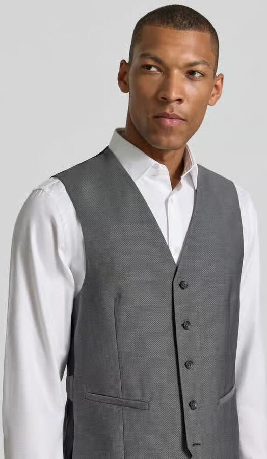 CG – CLUB of GENTS regular fit bodywarmer van zuivere scheerwol model 'Carlton'