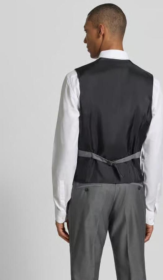 CG – CLUB of GENTS regular fit bodywarmer van zuivere scheerwol model 'Carlton' - Foto 3