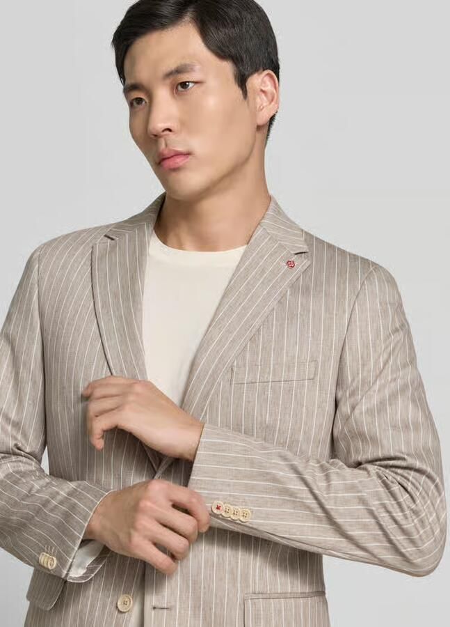 CG – CLUB of GENTS regular fit colbert met viscose model 'Calvin'
