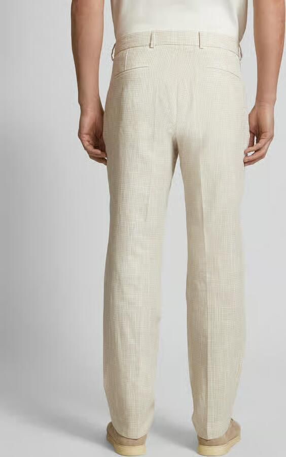 CG – CLUB of GENTS Regular fit pantalon met bandplooien en persplooien model 'Peter'