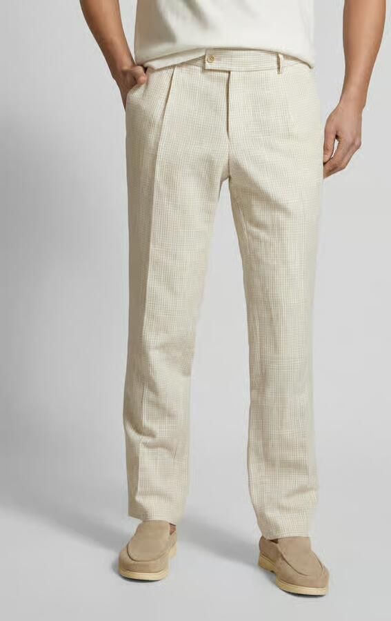 CG – CLUB of GENTS Regular fit pantalon met bandplooien en persplooien model 'Peter' - Foto 2