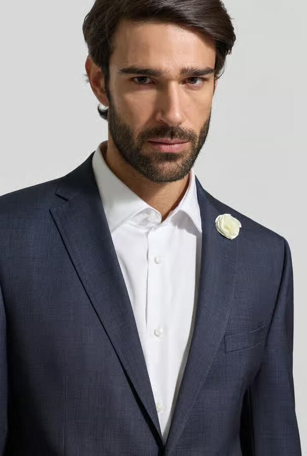 CG Club of Gents Slim fit 2-knoops colbert met sierdetail - Foto 2
