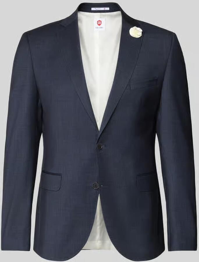 CG Club of Gents Slim fit 2-knoops colbert met sierdetail