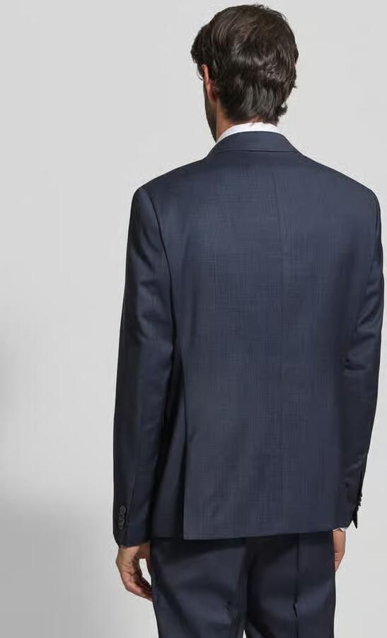 CG – CLUB of GENTS Slim fit 2-knoops colbert met sierdetail