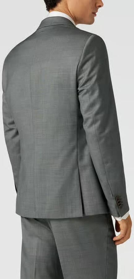 CG – CLUB of GENTS Slim fit 2-knoops colbert met sierdetail - Foto 2