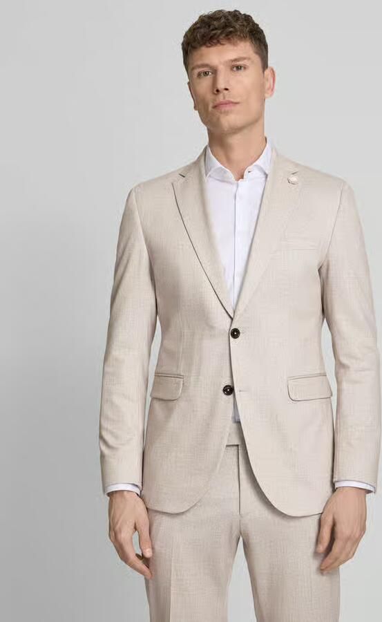 CG – CLUB of GENTS slim fit 2-knoops colbert model 'Paul' - Foto 4