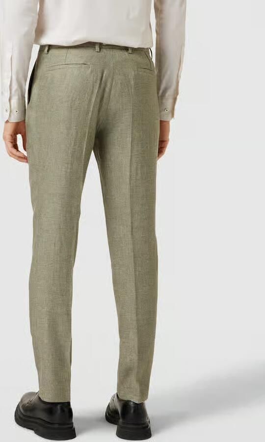 CG – CLUB of GENTS Slim fit chino met structuurmotief model 'Paco'